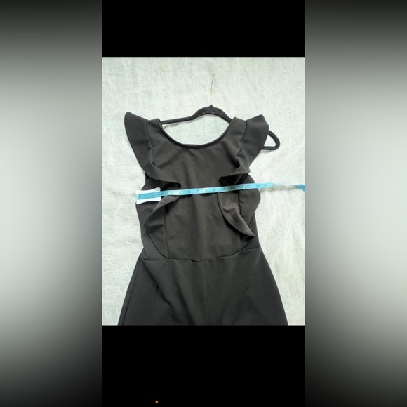 Lulu's Black Ruffle Sleeve Jumpsuit - Picture 4 of 5